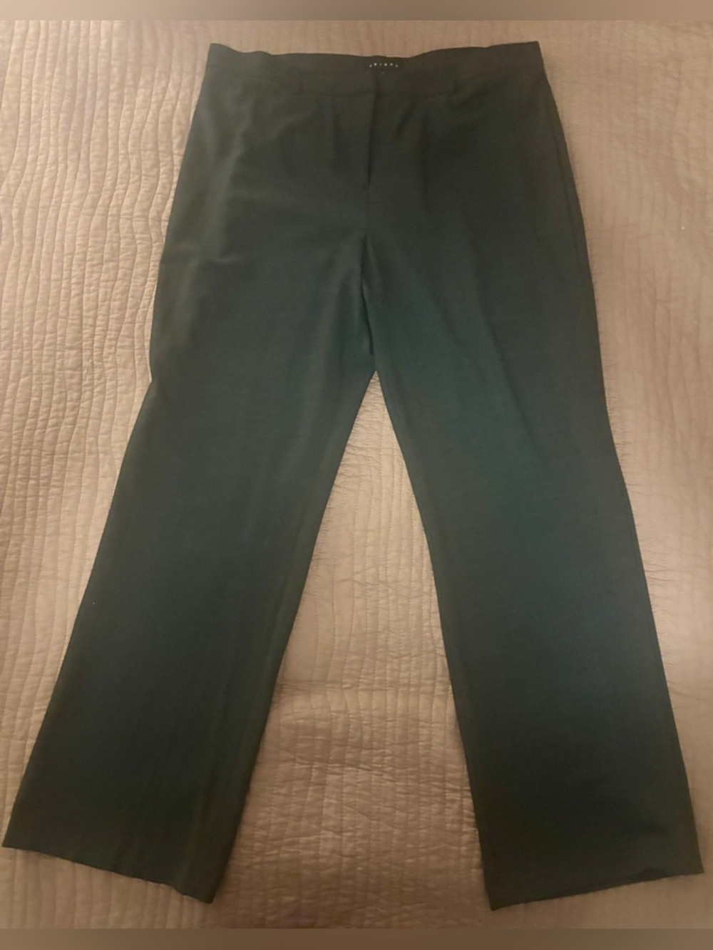 Tribal Charcoal Wide-Leg Trousers